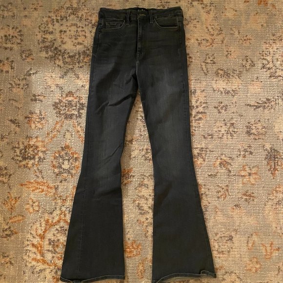 7 For All Mankind No Filter Ultra High Rise Skinny Bootcut Edelweiss (Gray) 30 - Picture 4 of 4